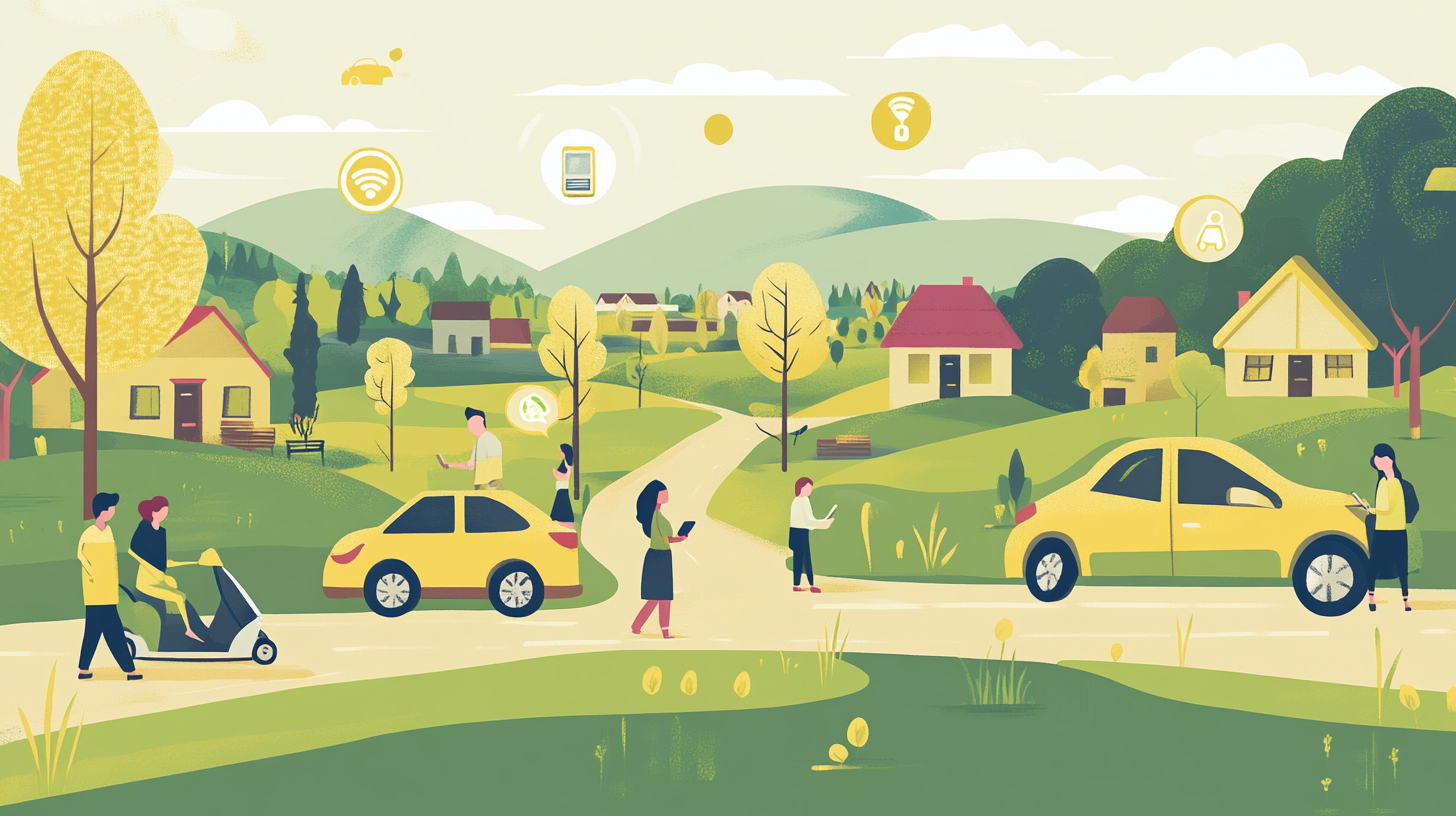 過疎地域向けライドシェアLINEアプリの開発